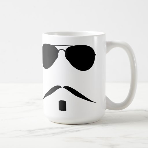 Mustaschflygaremugg