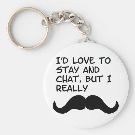 Mustaschhumor Nyckel Ringar
