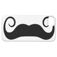 MustaschiPhone 5 knappt där universella fodral iPhone 5 Fodral