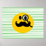MustaschmonocleSmiley Affischer