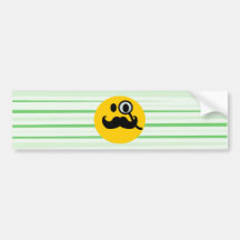 MustaschmonocleSmiley Bildekaler