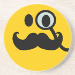 MustaschmonocleSmiley Dryck Underlägg