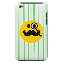 MustaschmonocleSmiley iPod Touch Skal