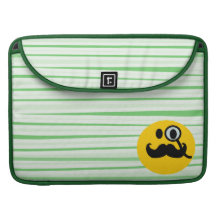 MustaschmonocleSmiley Sleeves För MacBook Pro