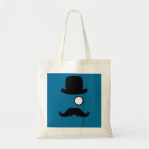 MustaschMoustacheStache man Tote Bags