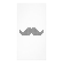 MustaschPIXEL Anpassingsbara Fotokort