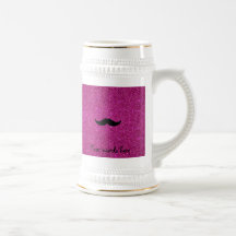 Mustaschrosaglitter Kaffe Muggar