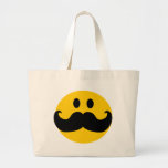 MustaschSmiley (anpassadebakgrundsfärg) Kassar