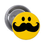 MustaschSmiley (anpassadebakgrundsfärg) Knapp