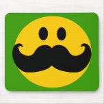 MustaschSmiley (anpassadebakgrundsfärg) Mus Mattor