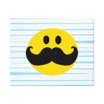 MustaschSmiley Canvasduk Med Gallerikvalitet