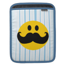 MustaschSmiley iPad Sleeve