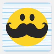 MustaschSmiley Klistermärken