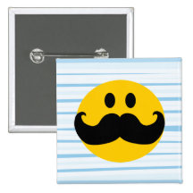 MustaschSmiley Pins
