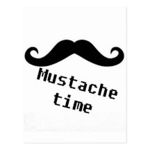 mustaschtid vykort