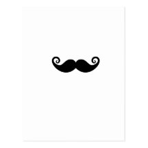 Mustaschvanvett Vykort