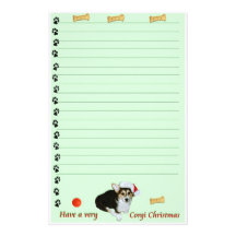 Mycket CorgiJul-Gimlibrevpapper