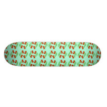 Mycket körsbärsröd Skateboard