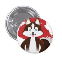 Mycket liten Husky ver. 1 knäppas Nål