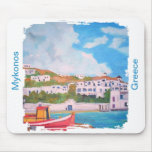 Mykonos Grekland Mousepad Mus Mattor