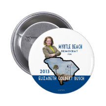 Myrtle Beach demokrat för Elizabeth Colbert Busch Nål