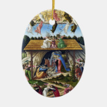 Mystic Nativity av Sandro Botticelli Julgransdekoration