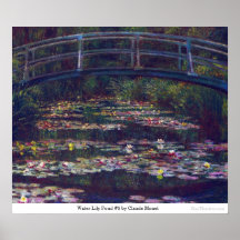 Näckrosdamm #5 vid Claude Monet Posters