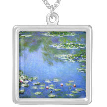 Näckrosor Claude Monet Personliga Halsband