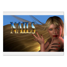 Nagelkrom Hälsningskort