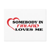 Någon i Finland älskar mig Vykort