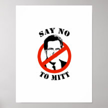 NÅGOT ATT SÄGA INTE TILL MITT ROMNEY POSTERS