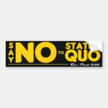 Något att säga inte till status quo bildekaler
