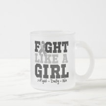 Något liknande för slagsmål för hjärncancer sporti kaffe mugg