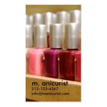 nailpolish visitkort mallar