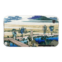 Nakahara i det Sagami landskapet Katsushika Hokusa iPhone 3 Fodral