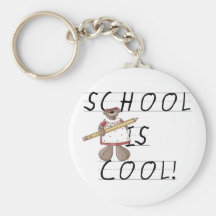 Nallen School är kalla Tshirts och gåvor Nyckel Ringar