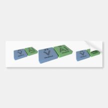 Namn-Val-v-Al-Vanadium-Aluminium Bildekaler