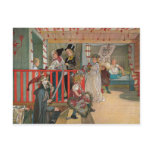 "Namnsdagen" vid det Carl Larsson konsttrycket Vykort