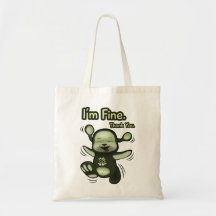 Nanof- mig förmiddagbra. Tacka dig" hänger lös Tote Bag
