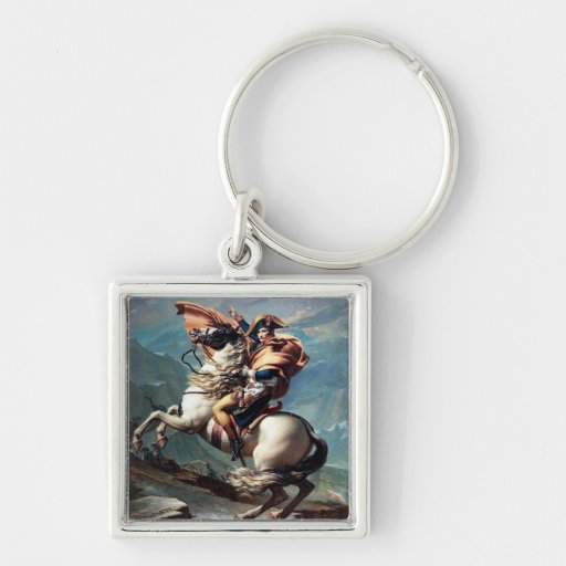 "Napoleon som korsar alpernan" J.L.David Keychain Nyckel Ring