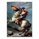 "Napoleon som korsar alpernan" vid J.L.David på ko