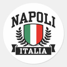 Napoli Italia Klistermärke