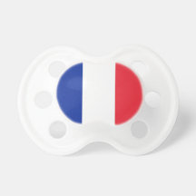 Nappar med flagga av frankriken