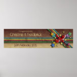 När hjärtor kolliderar, det dekorativa horisontalb print