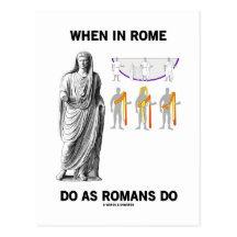 När i Rome gör, som Romans gör (att bekläda för To Vykort