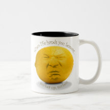 "När liv räcker dig den citron" muggen