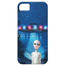 Nära möte för skogUFO iPhone 5 Case-Mate Skal
