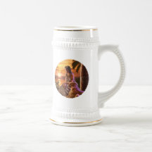 Nära övre "för Nile solnedgång" Kaffe Mugg
