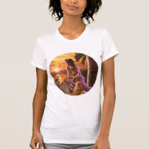 Nära övre "för Nile solnedgång" Tee Shirt