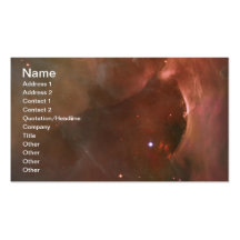 NASAs Carina Nebula Visitkort Mallar